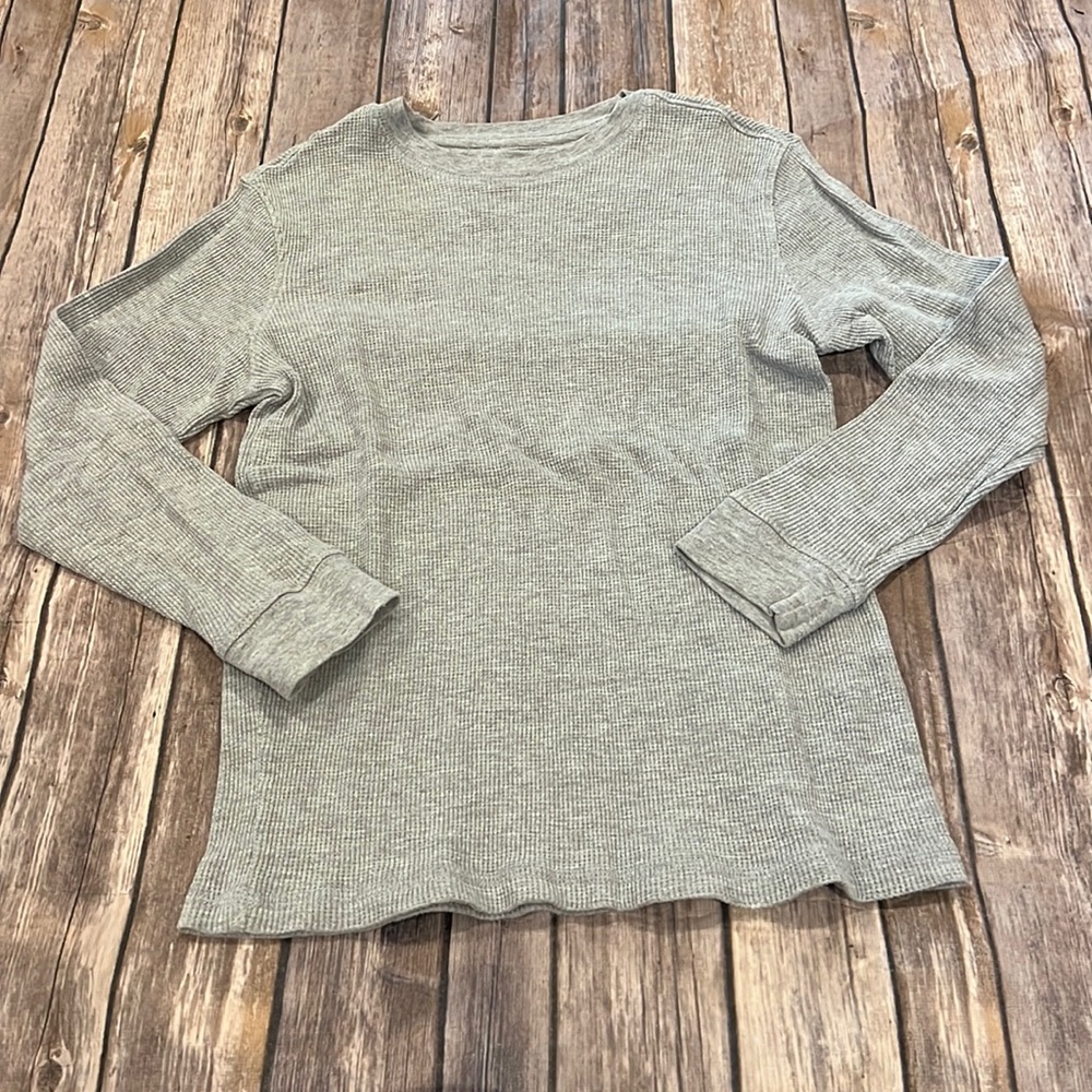 Boys French Toast Size 10/12 Gray Flannel Shirt